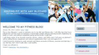 Keeping Fit with Amy Blizzard